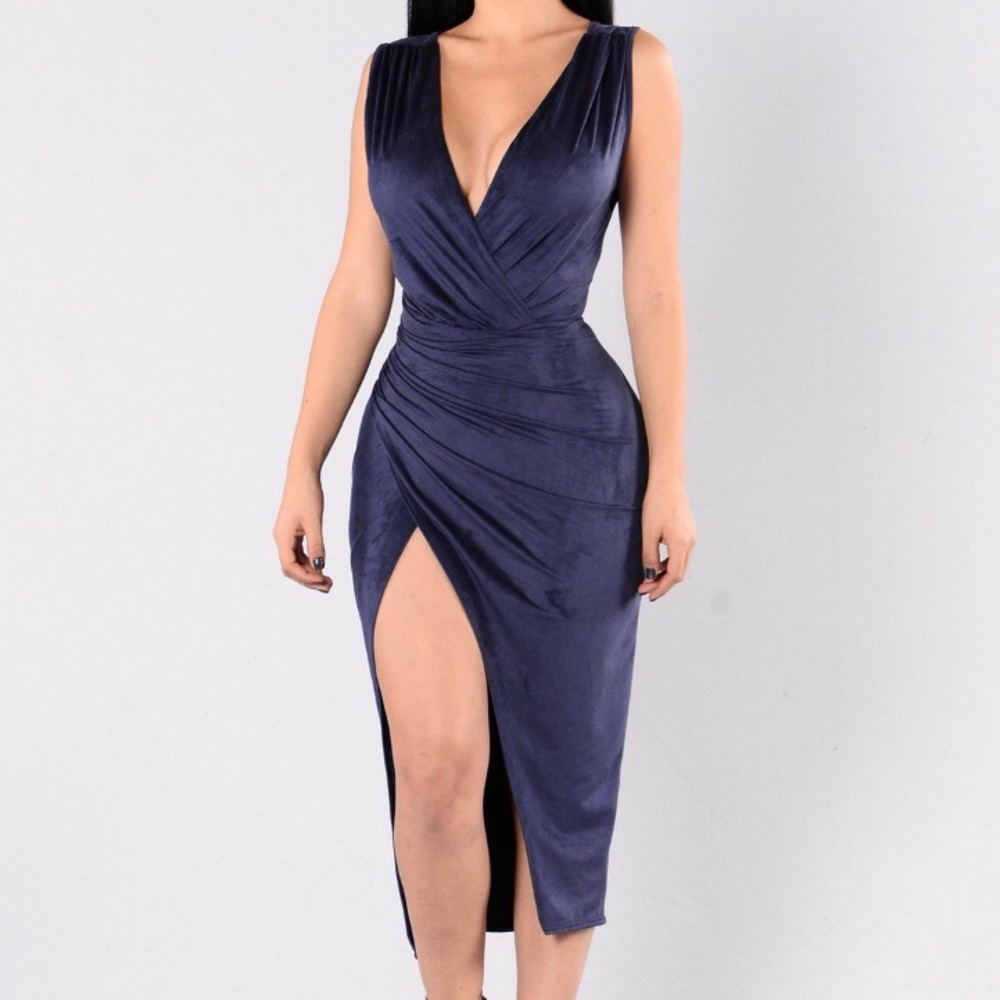 Navy blue dress